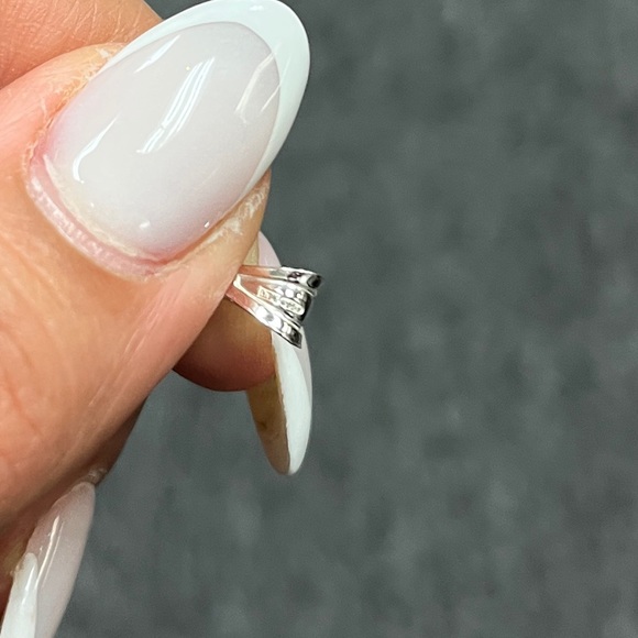 925 Sterling Silver Extra Large Italian Horn Lucky Charm 2.5” inches - Picture 6 of 9